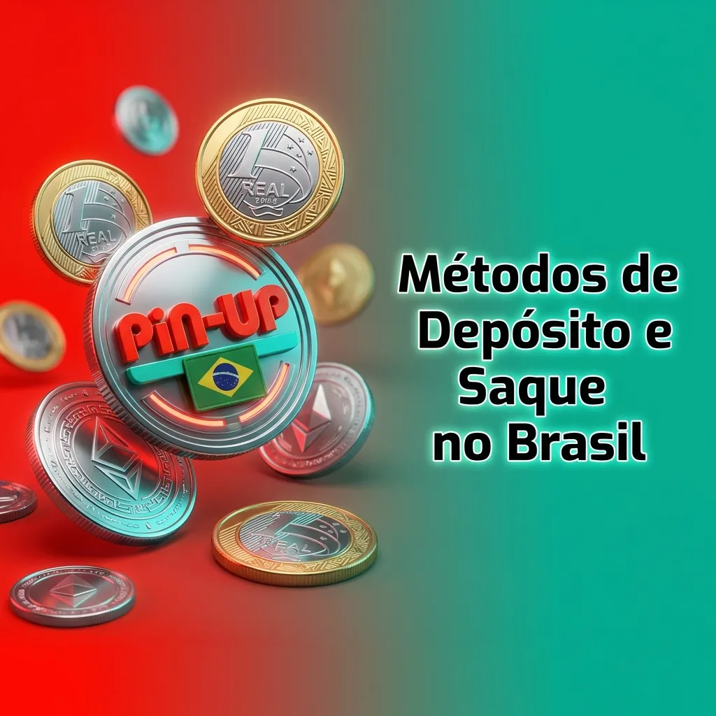 Métodos de depósito e saque no Pin-Up Brasil: PIX, Boleto, transferência e criptomoedas diversas.