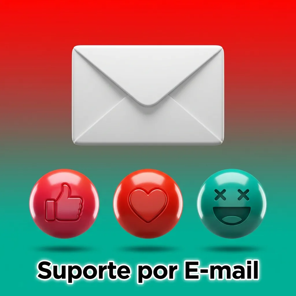 Ilustração representando o canal de suporte por e-mail para análises detalhadas e envio de documentos.