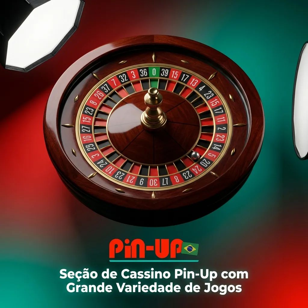 Interface do cassino Pin-Up exibindo diversas opções de slots, crash games e jogos de mesa.